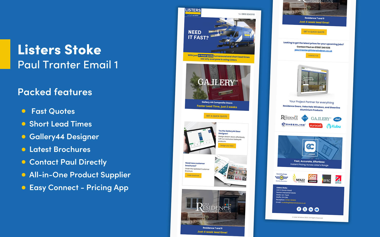 Listers Windows - emails